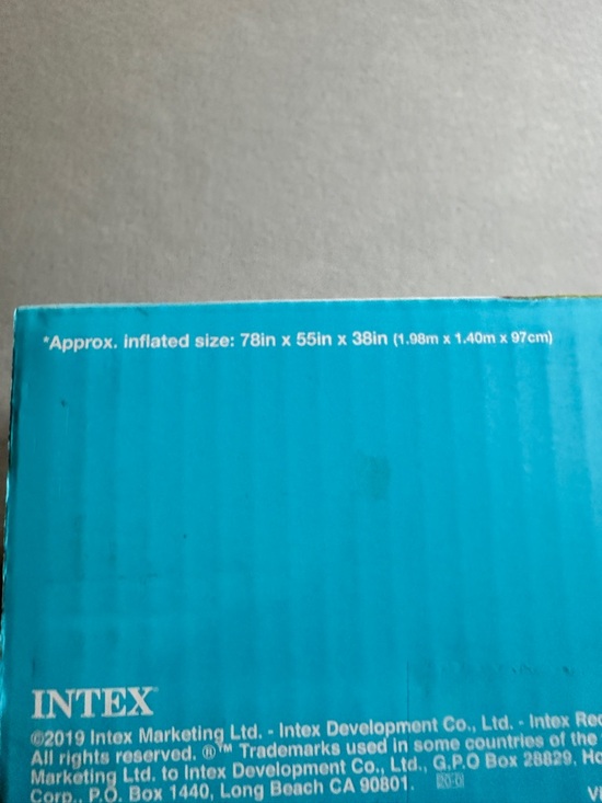 Intex Giant Unicorn Inflatable Pool Float Ride-On 78x55x38” Large Swimming Raft - Picture 5 of 7